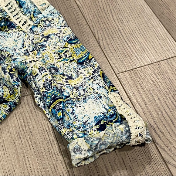 Twelfth Street by Cynthia Vincent Romper Women’s S Multicolor Snap Button 110572 - Picture 4 of 16